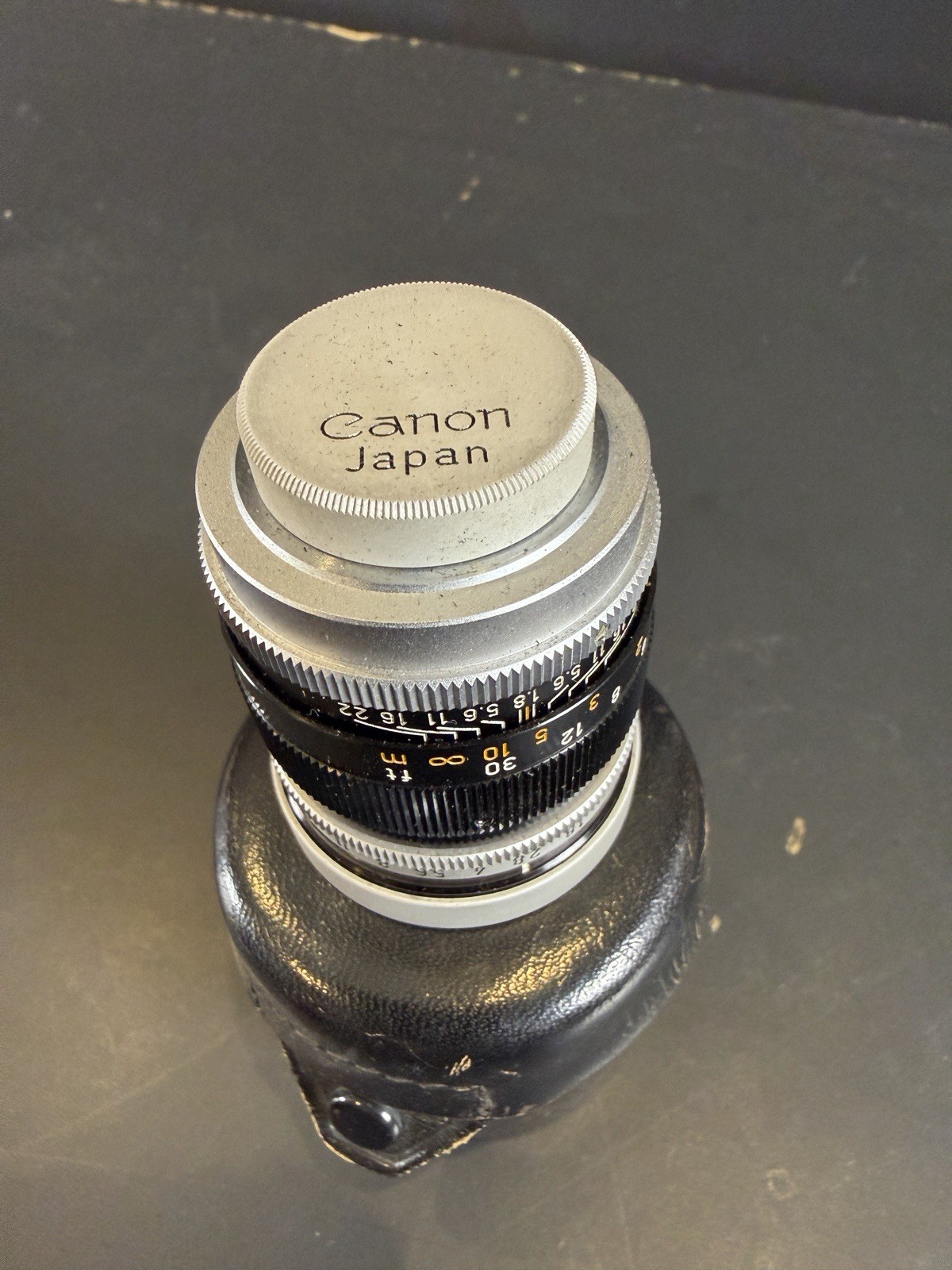 Vintage Canon Lens C-16 50mm f/1.8 Made In Japan Cine Movie Camera Lens w/ Case