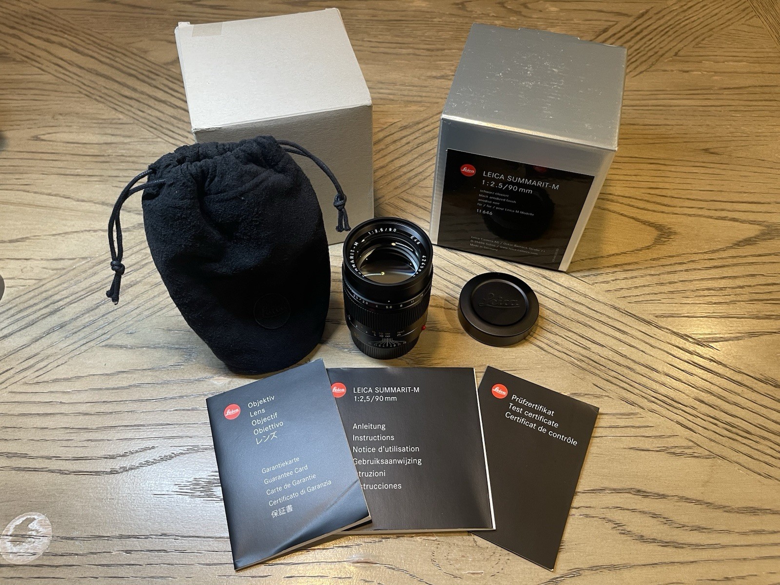 [Open Box] Leica 90mm f2.5 Summarit-M E46 6-Bit Lens #11646 Boston Seller
