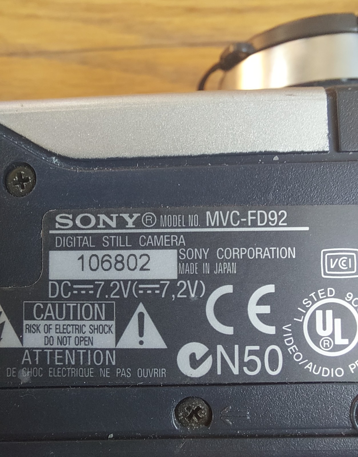 Sony FD Mavica (MVC-FD92) Interpolated 1.6 Mega Pixel Images Camera – Not Tested