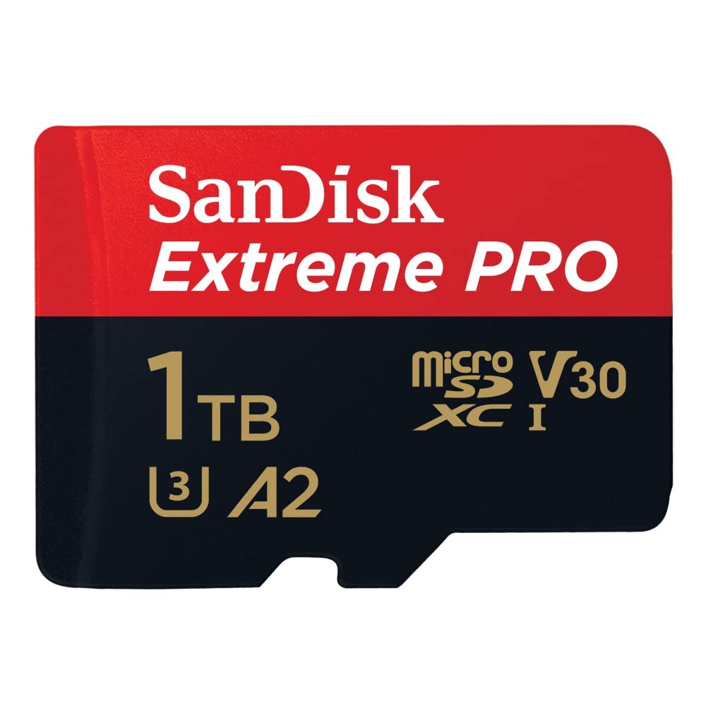 SANDISK – CARDS EXTREME PRO MICROSDXC 1TB+SD ADAPTER 200MB/S 140MB/S (UK IMPORT)