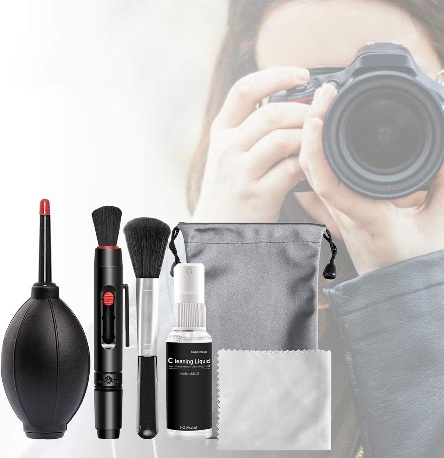 6in1 Camera Cleaner Kit For Digital Camera Lens Sensor Cleaning Tools Set