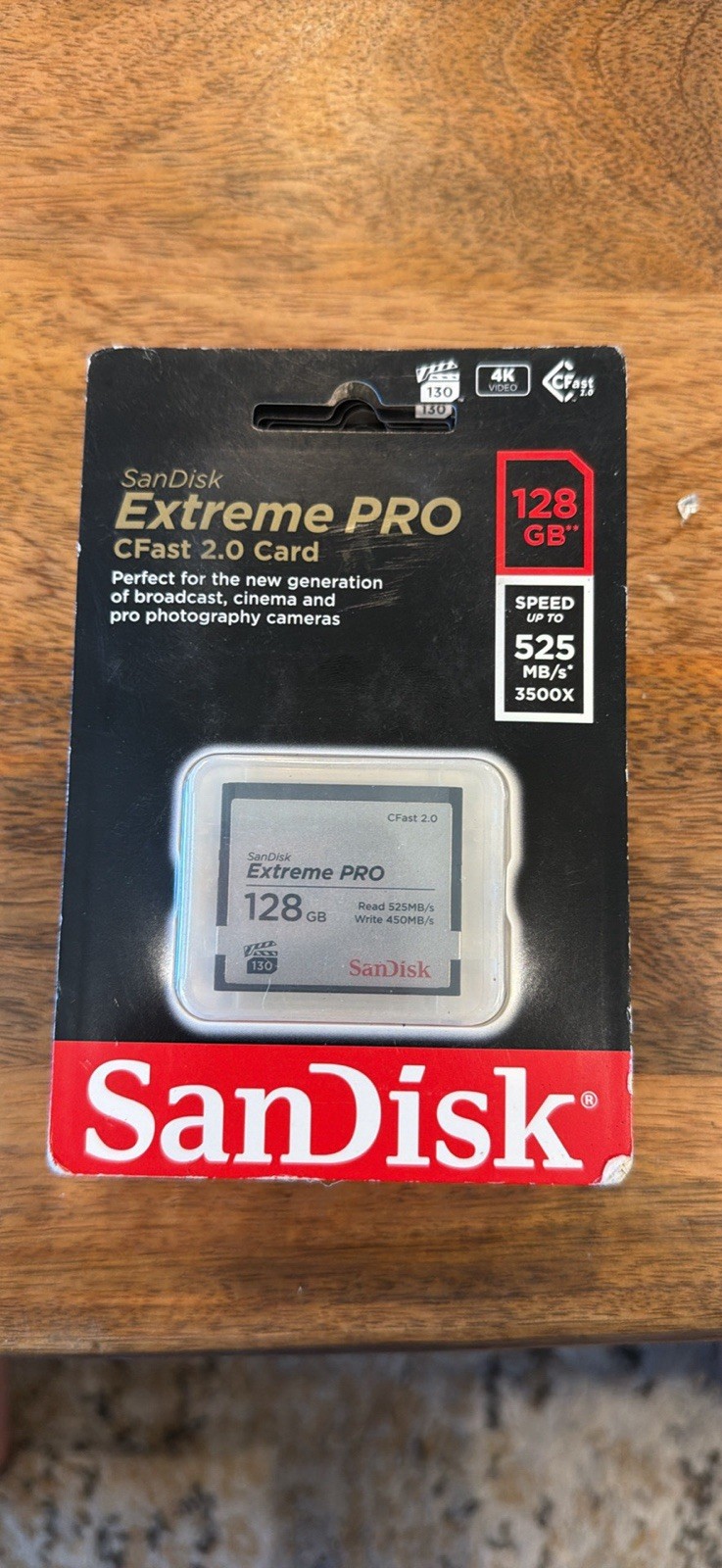 SanDeisk Etreme PRo cFast 2.0 128 gb