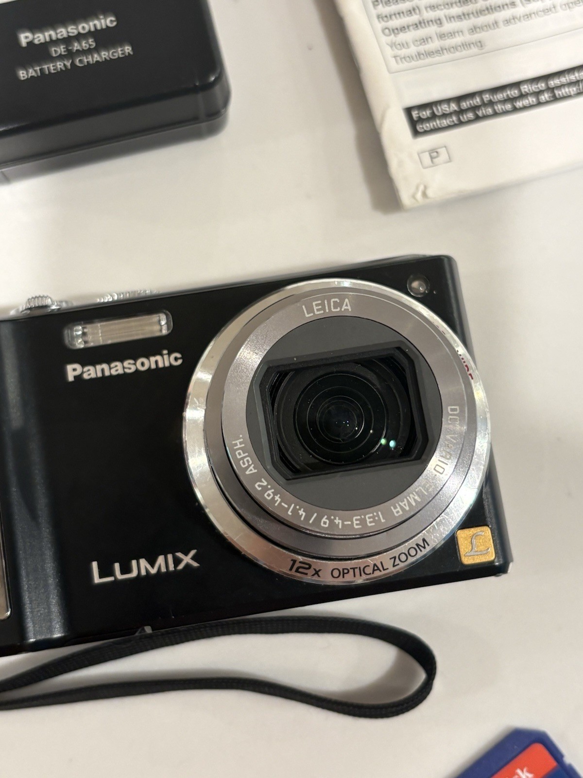 Panasonic LUMIX DMC-ZS6 Compact Camera 14.1MP 12x Zoom Black Stereo Mic