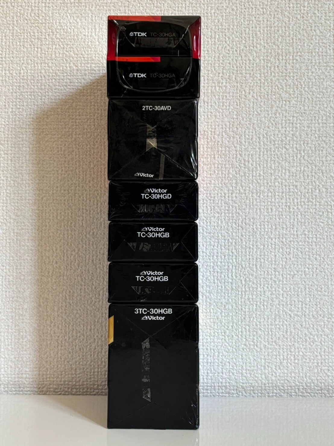 “NEW Lot of 10” VHS-C tapes TDK Victor 30min/90min VHSC From Japan
