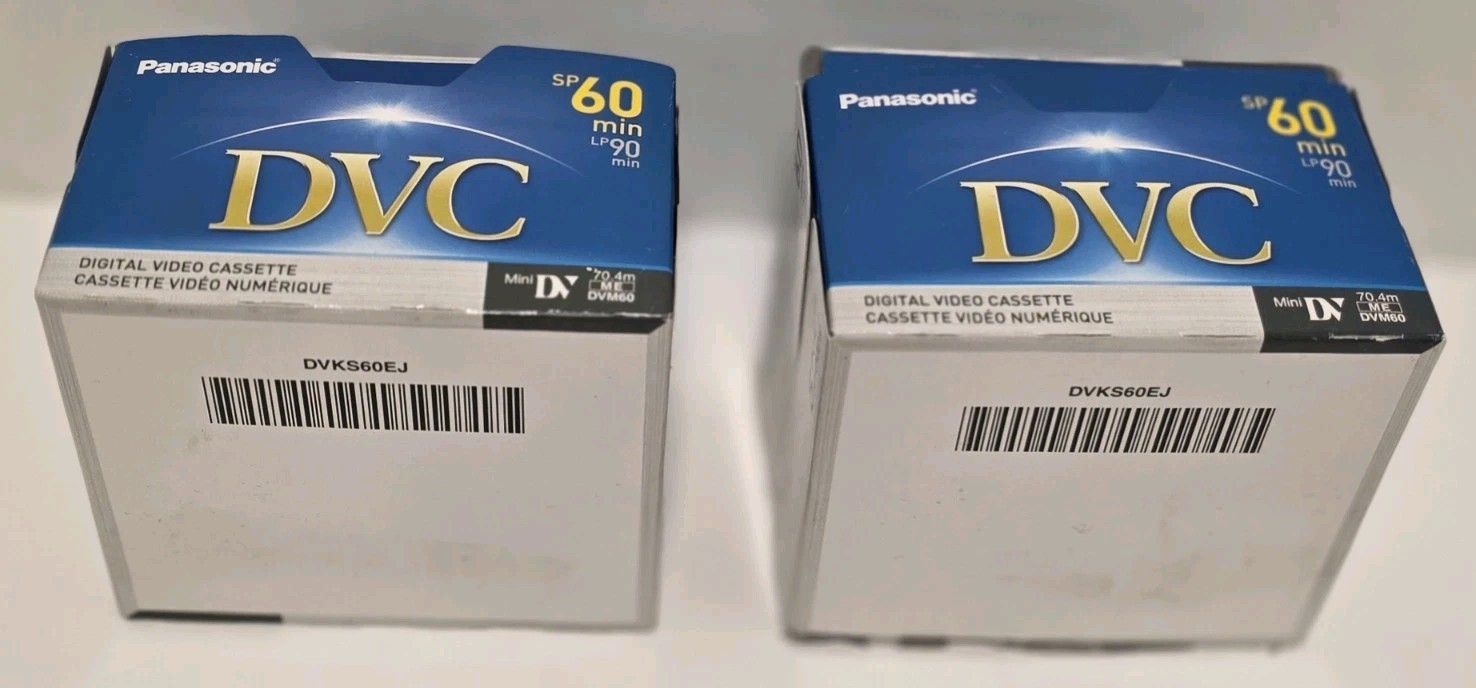 Lot of 10 Panasonic SP 60 min DVC New Sealed Digital Video Cassette AY-DVM60EJ