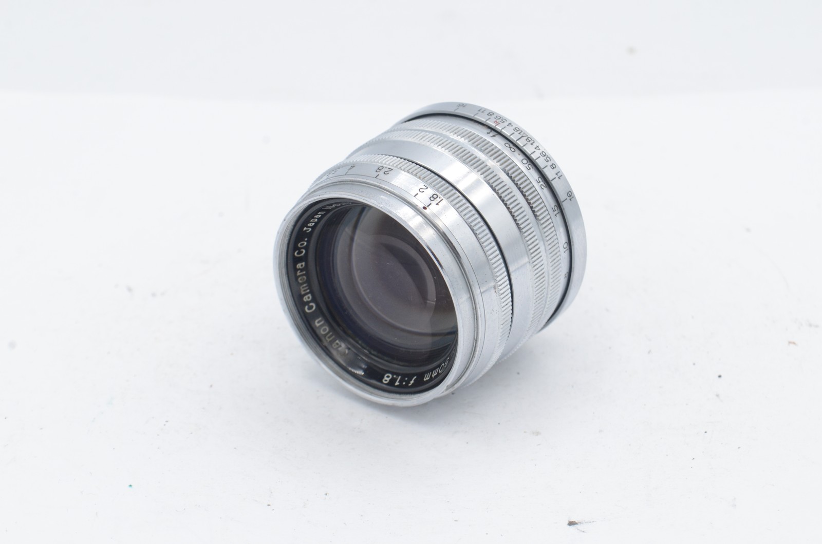 Canon 50mm f/1.8 Lens for Rangefinder Camera, Chrome (Made In Japan)
