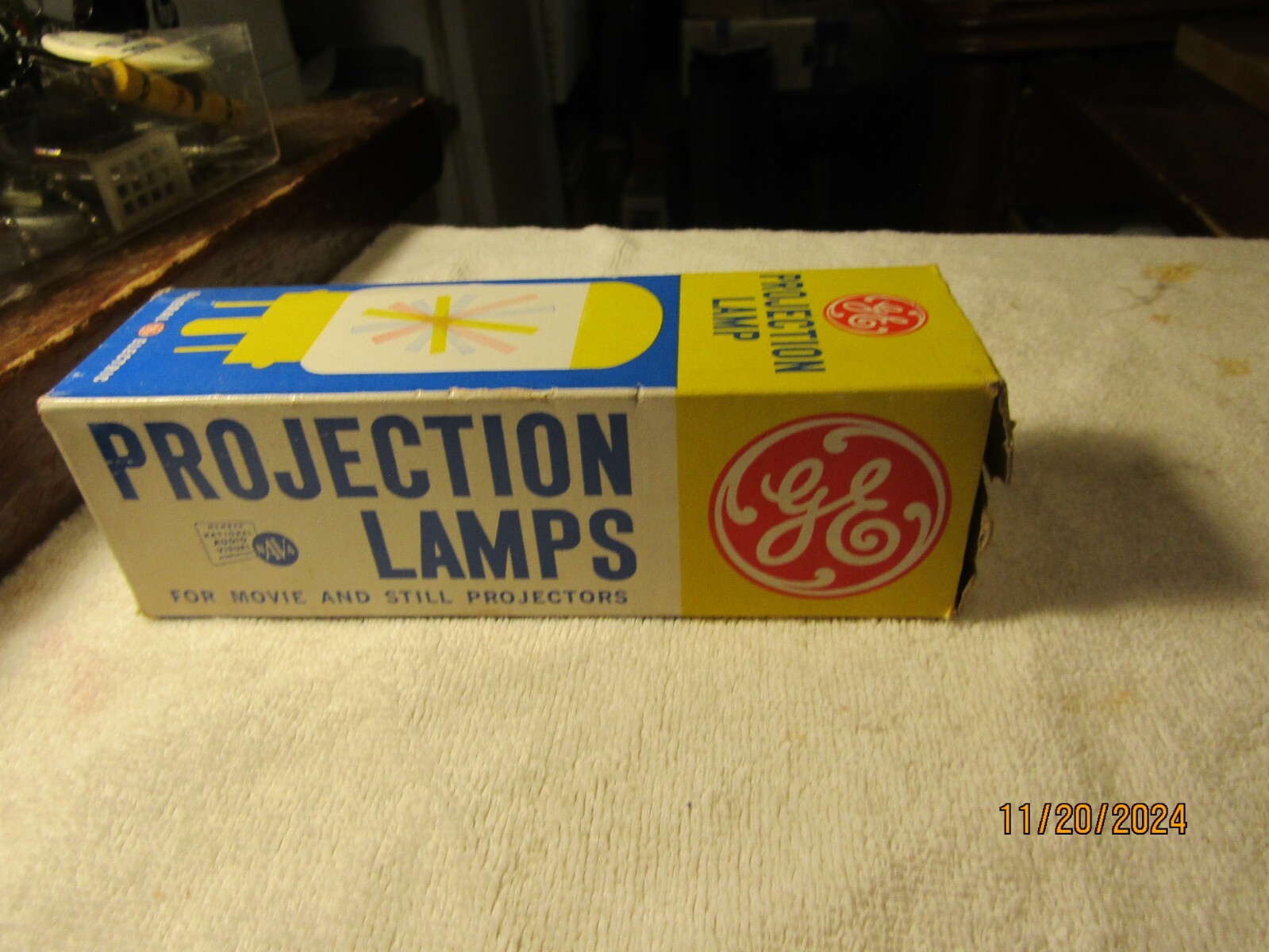 Vintage GE CZX DAB Projector Projection Lamp 115-120V 500W NOS MINT