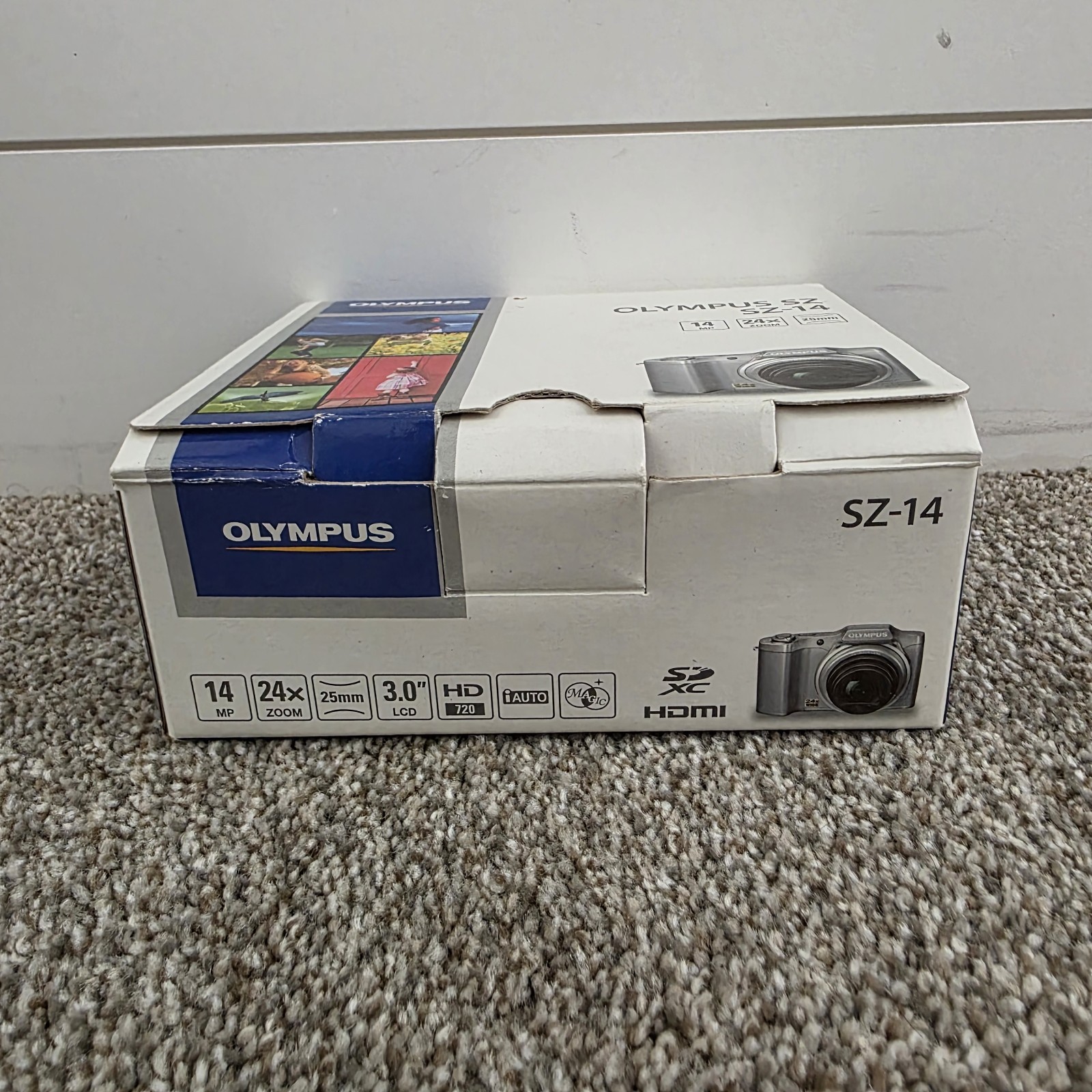 Olympus SZ-14 Digital Camera 14.0MP New Open Box – Red – No Memory Card