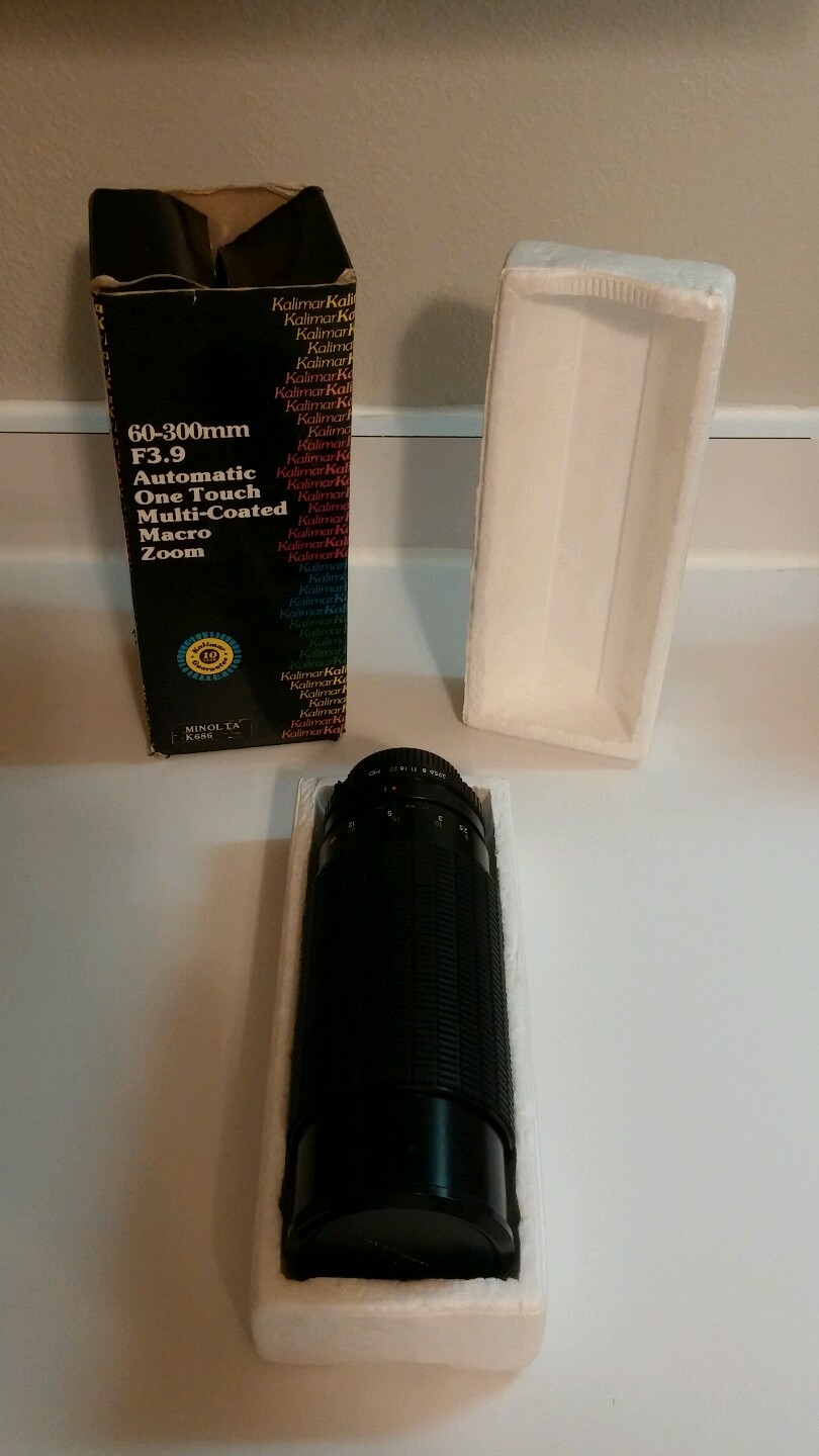 KALIMAR 60-300mm f3.9 MC ZOOM LENS