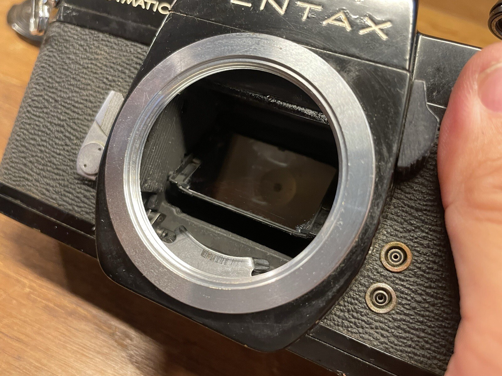 *Near Mint* Pentax Spotmatic SP Black Film Camera Super Takumar 55mm F/1.8 Lens
