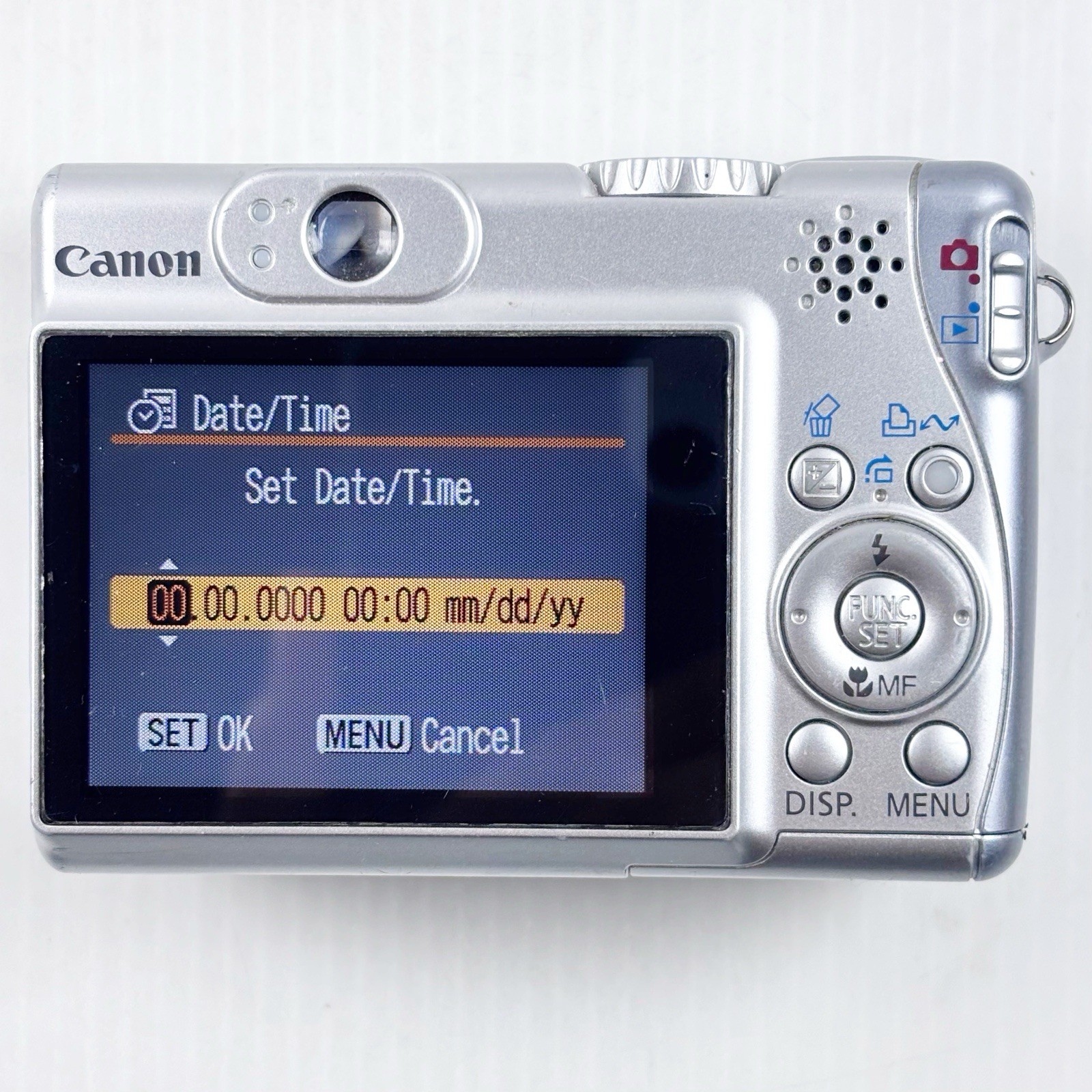 Canon PowerShot A540 Compact Digital Camera 6MP 4x Zoom Battery Tested ~ No Cord