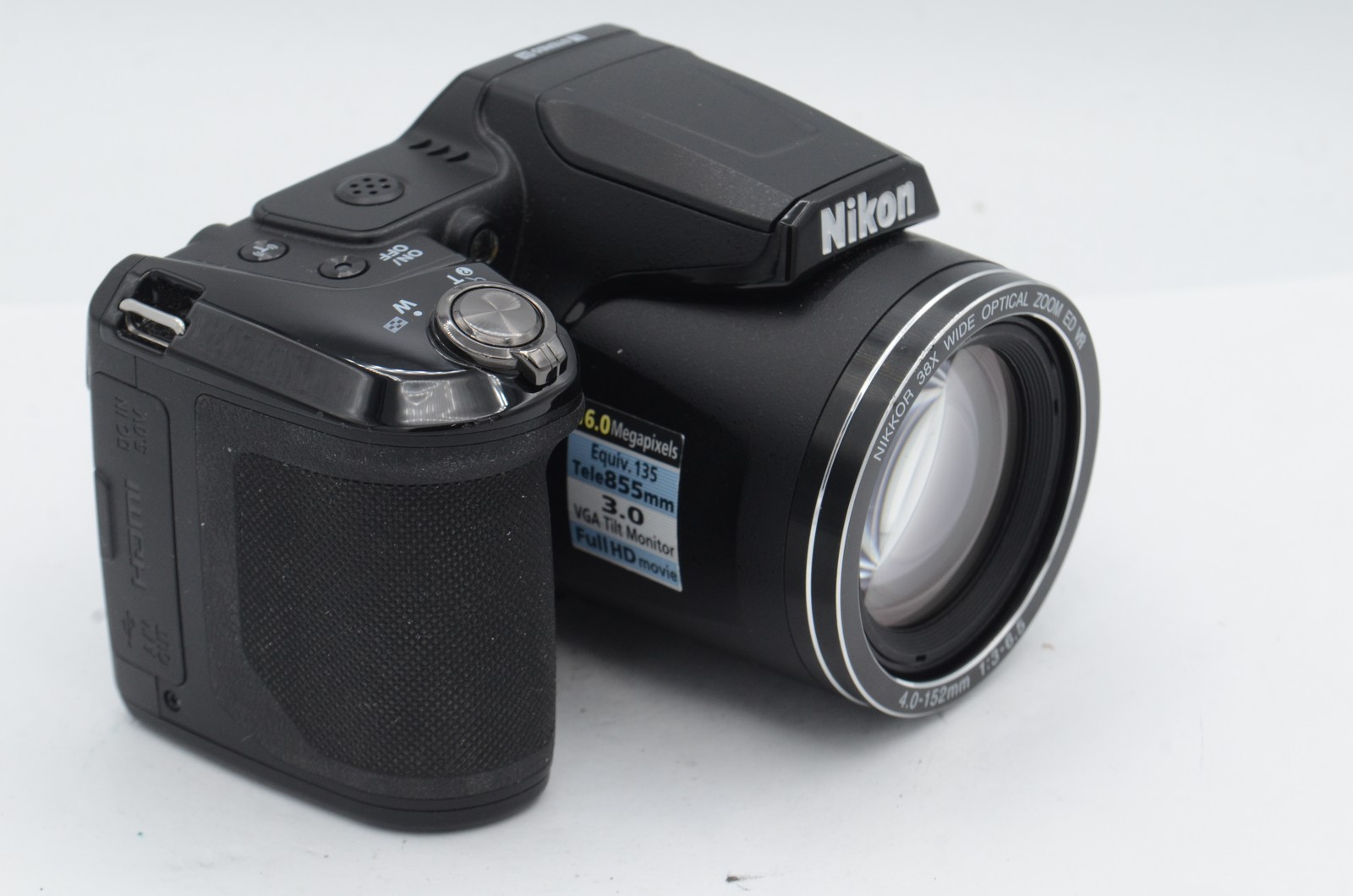 Nikon Coolpix L840 Digital Camera, Black (Made In China) (Body Only)