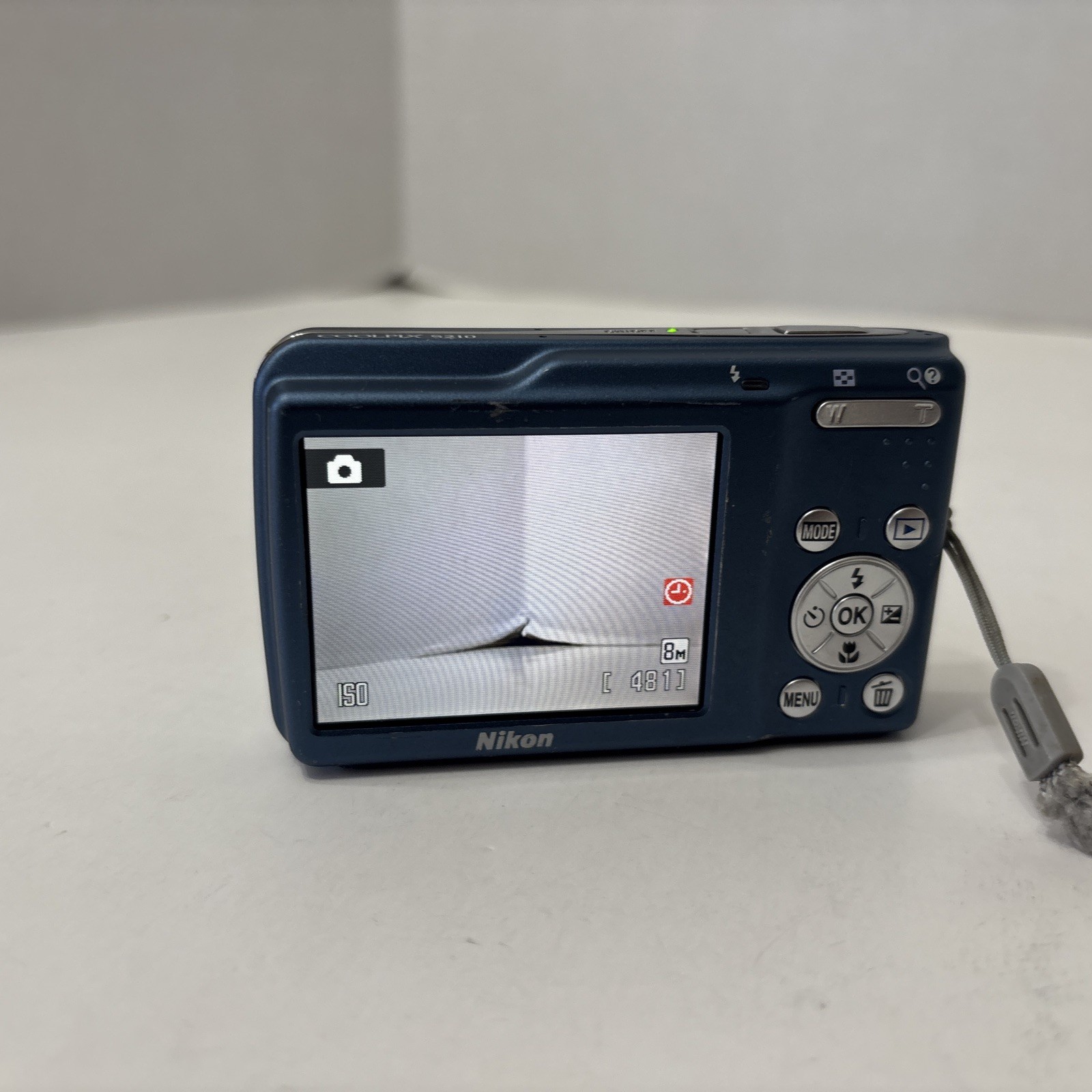 Nikon Coolpix S210 Blue Digital Camera Tested W/ Battery & SD Card