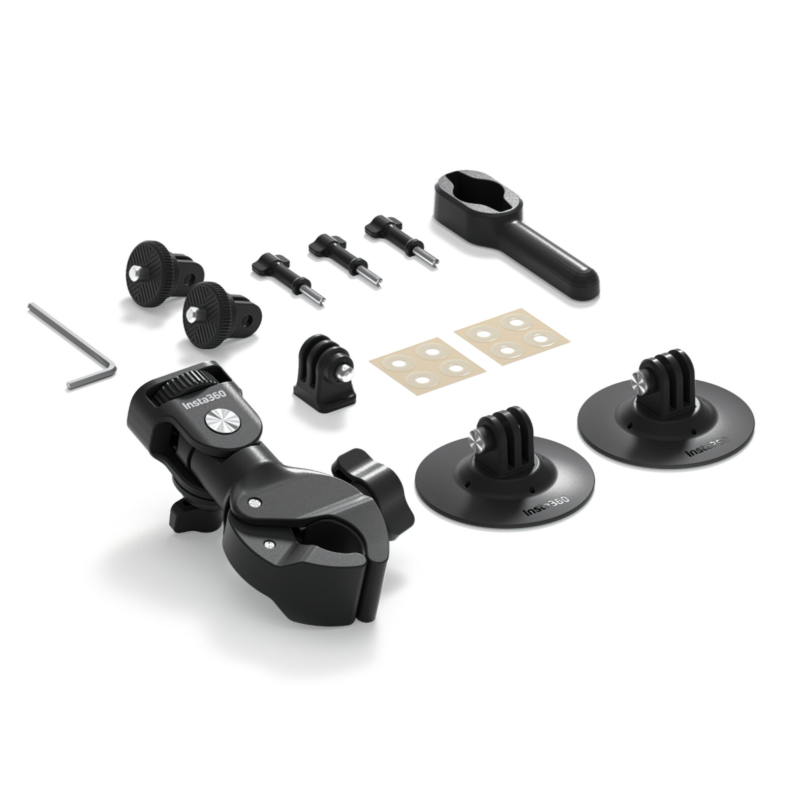 Insta360 Motorcycle Bundle Mount for Insta360 X4 AcePro Go3 X3 One RS Universal