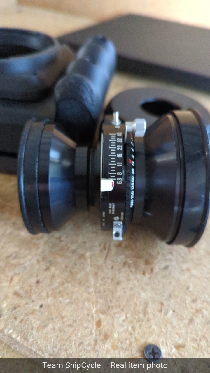 Near Mint Caltar IIN 90mm f68 4×5 Lens Made in Germany by Rodenstock Cop G2U