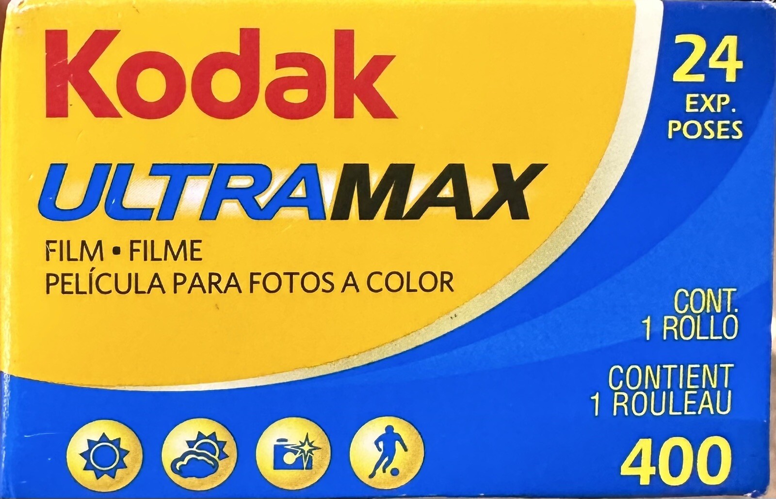 Kodak 603 4029 Ultramax 400 Color Negative Film (ISO 400) 35mm Exp 3/23