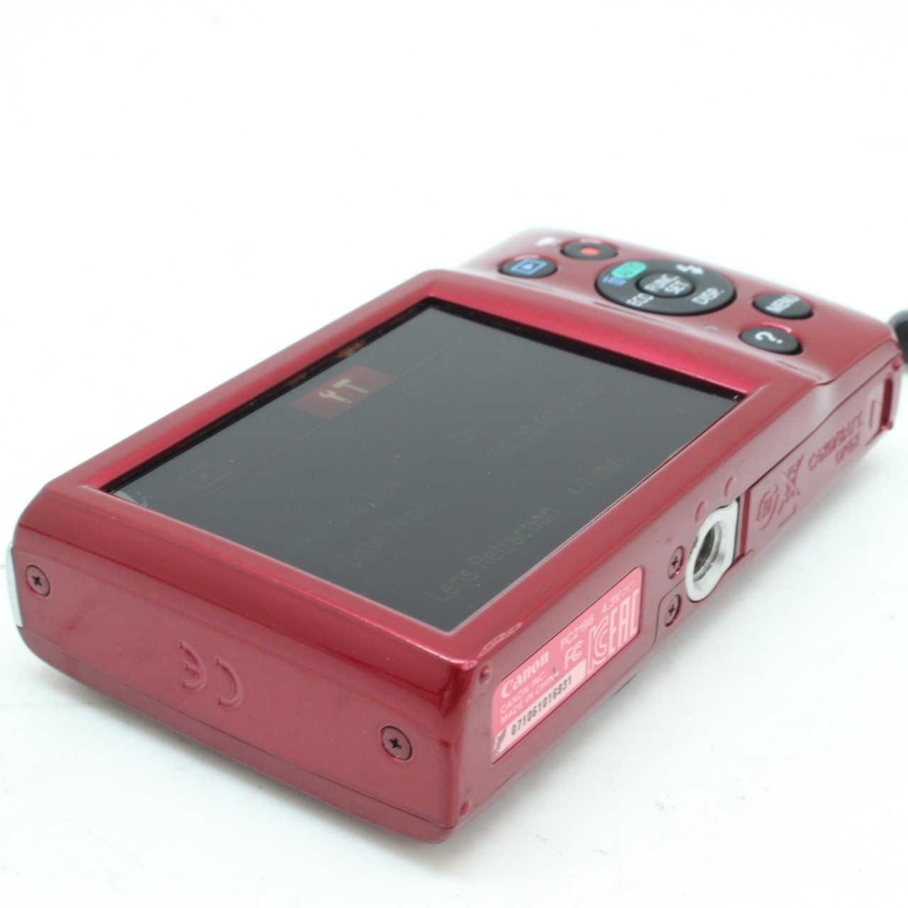 [ EXCELLENT+5 IN BOX] CANON PowerShot ELPH 165 IS IXY160 Red Digital Camera 2881
