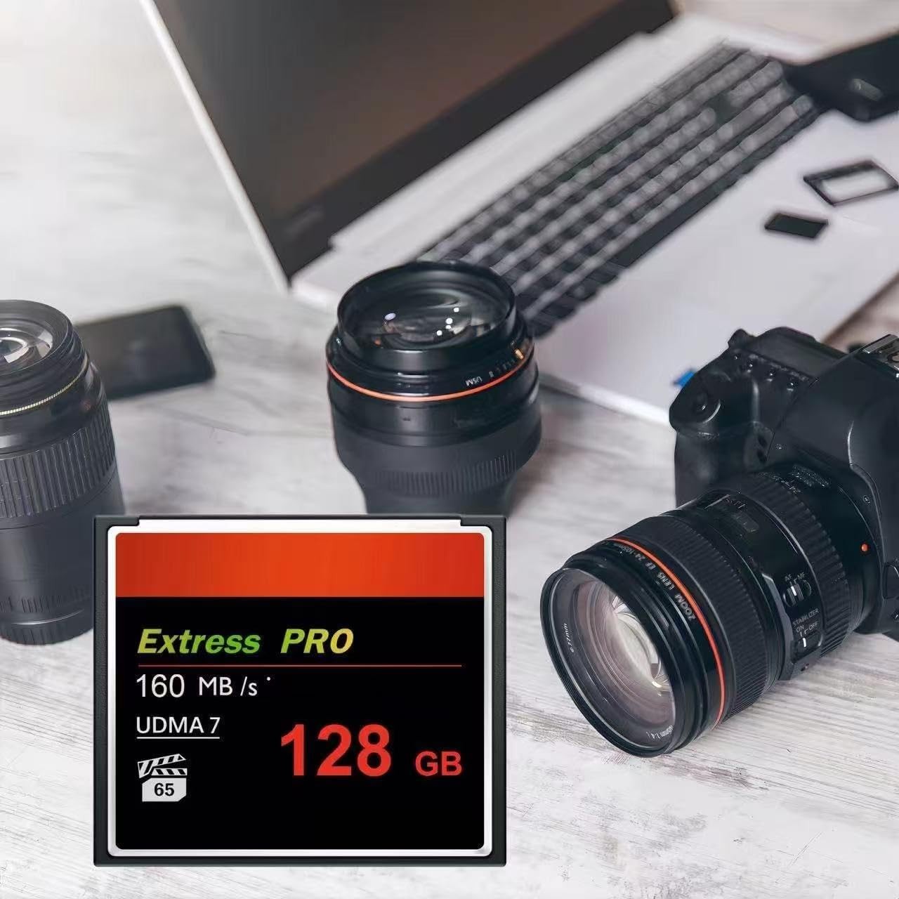 128GB UDMA Speed Up to 160MB/s CF Card Card.for Professional Photographer Ent…
