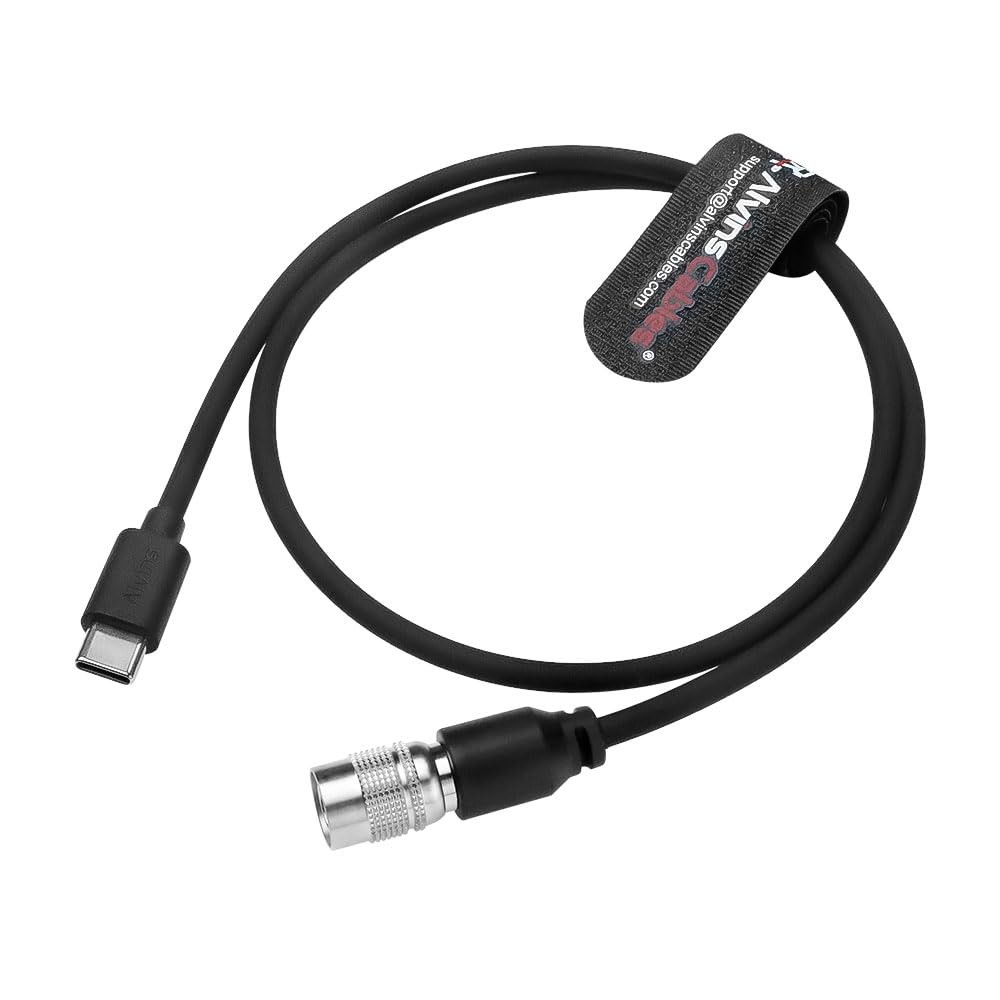 PD USB C Type-C to Hirose 4 Pin Male Power Cable for Zoom F4 F8 F8N Audio Record