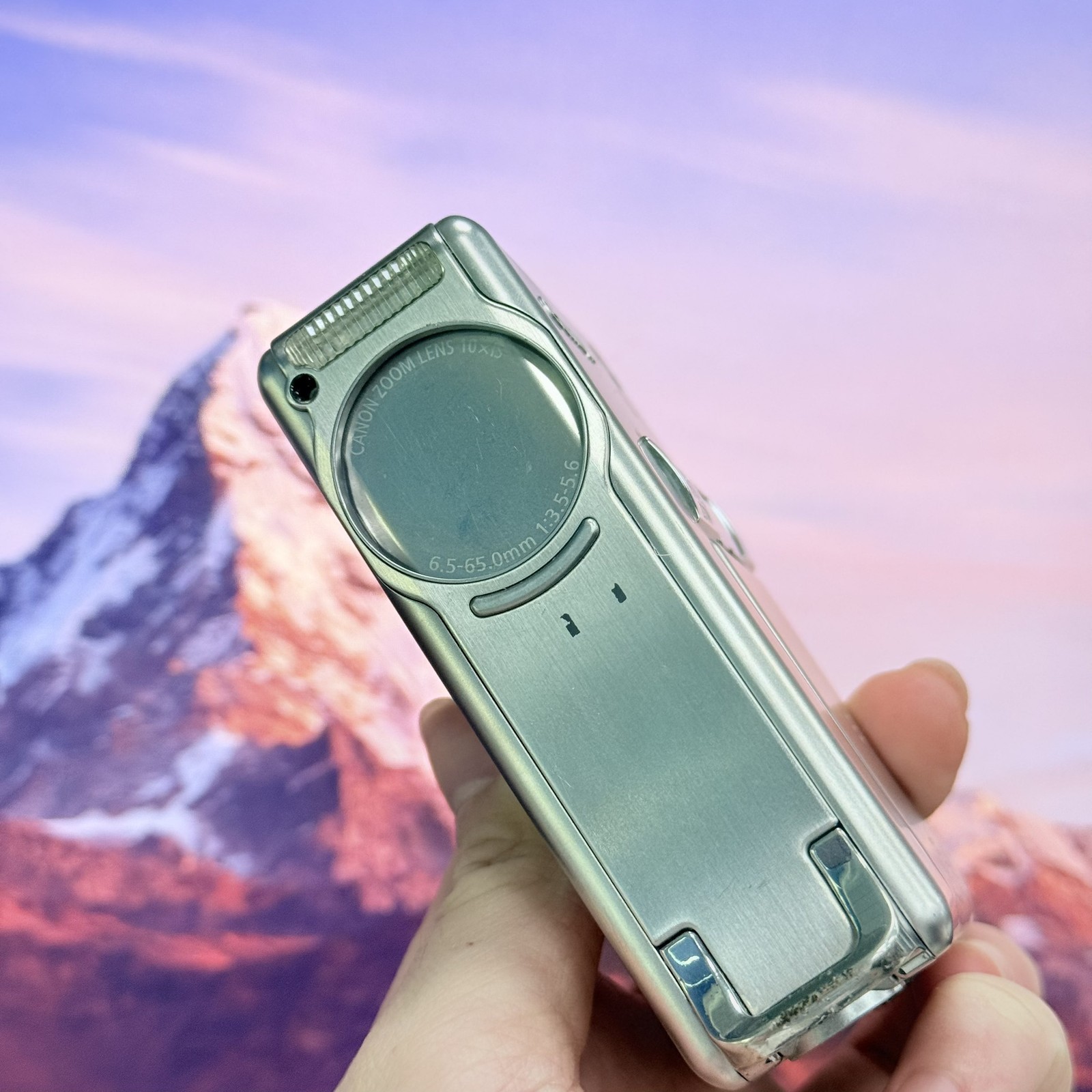 Canon PowerShot TX1 PSTX1 Silver Digital Camera English Tested & Ready to Use