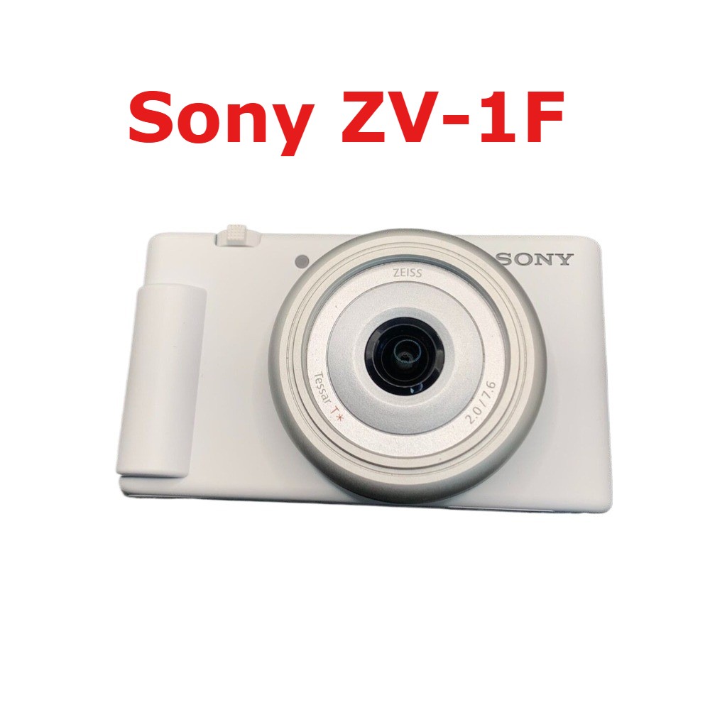 Sony ZV-1F Camera 4K Vlog for Content Creators and Video Recorders White Wi-Fi
