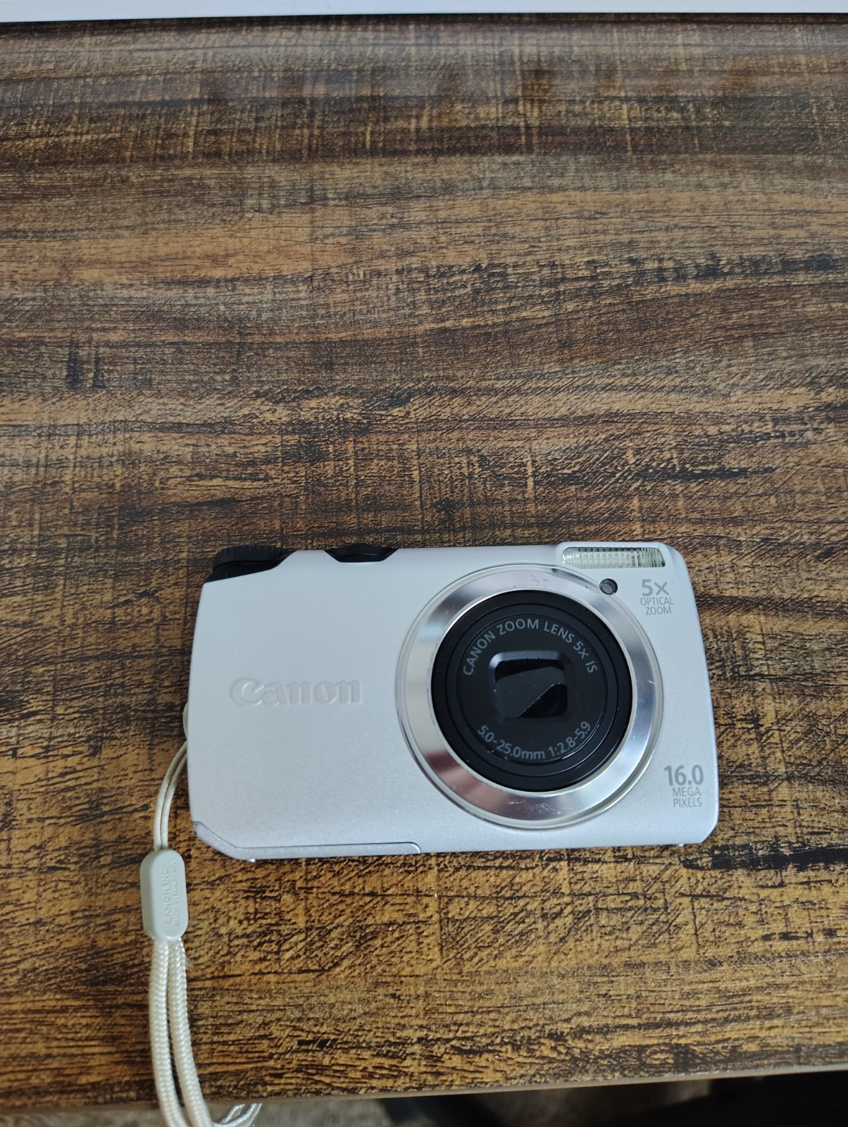 Canon PowerShot A3300 IS 16.0MP Digital Camera – Silver – Lens Trouble