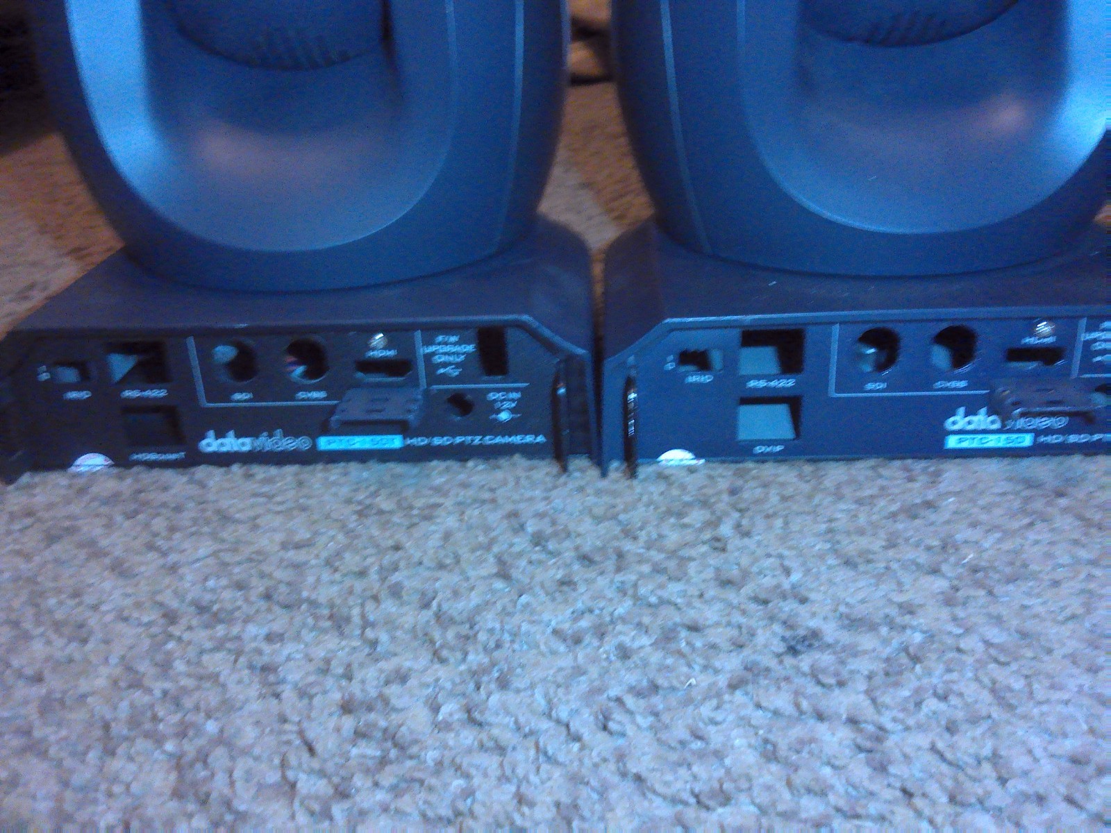 LOT OF 4 DATAVIDEO PTC-150 HD/SD PTZ LIVESTREAM CAMERAS – FOR PARTS