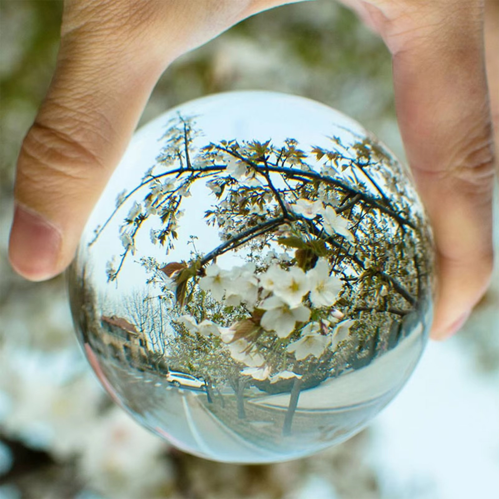Clear Glass Crystal Ball K9 Solid Photography Accessories 40mm