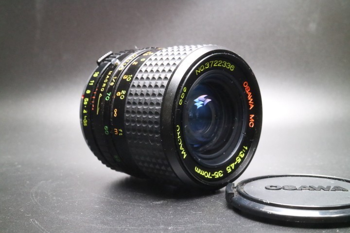 🎬 [Exc+3] Osawa MC 35-70mm f3.5-4.5 Macro Zoom Lens OM Mount From JAPAN