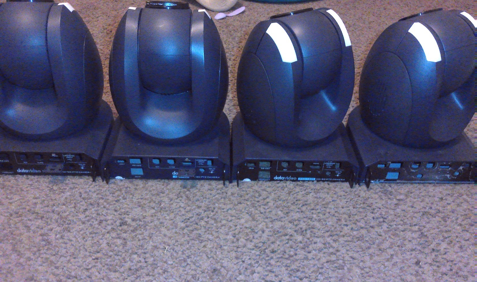 LOT OF 4 DATAVIDEO PTC-150 HD/SD PTZ LIVESTREAM CAMERAS – FOR PARTS