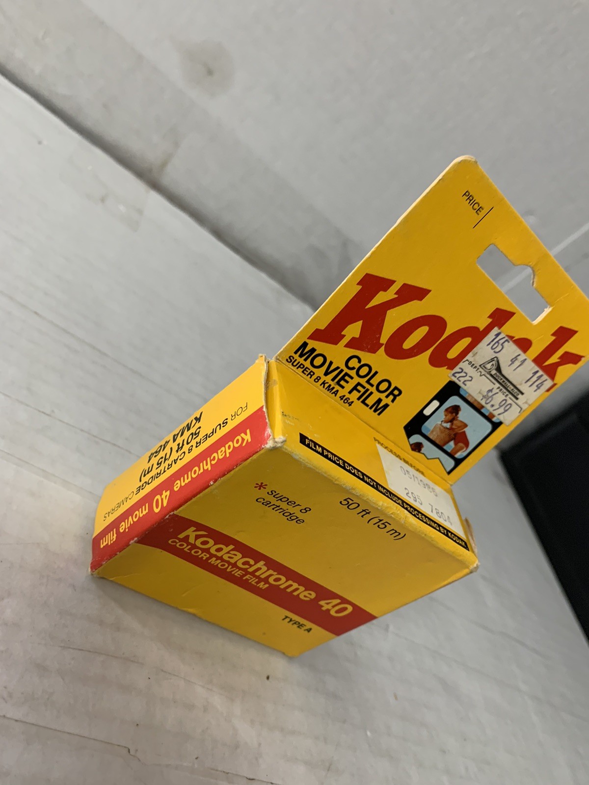 Vintage Sealed Kodachrome 40 Color Movie Film Type A 50 ft Super 8 Cartridge