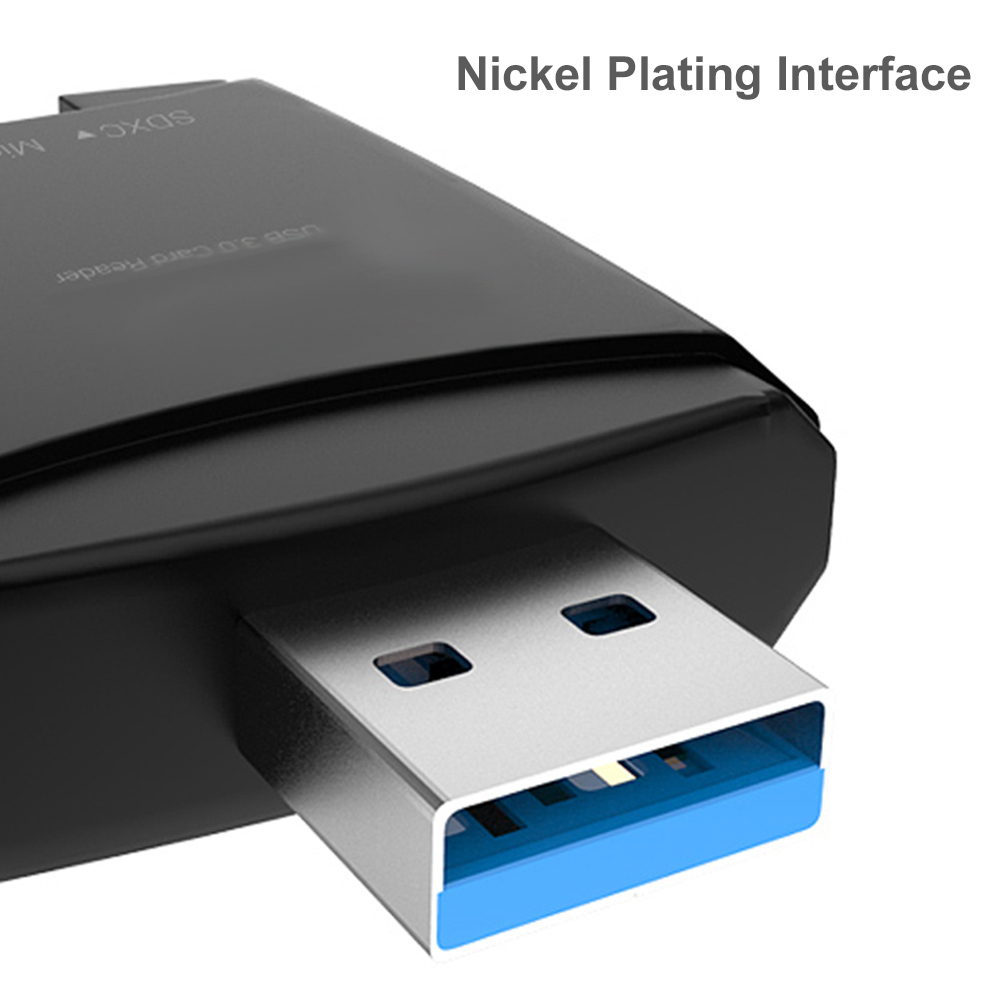 2 Pcs 8-in-1 USB 3.0 5Gb/s Memory Card Reader For SDHC/SDXC/MicroSDHC/MicroSDXC