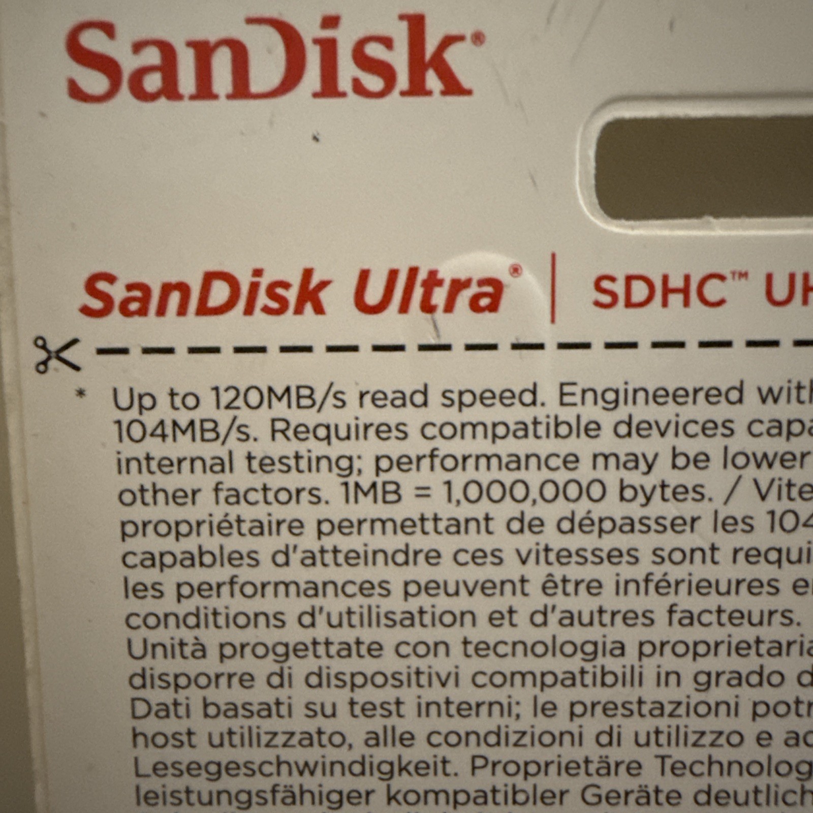 SanDisk Ultra 32GB 120mb/S Class 10