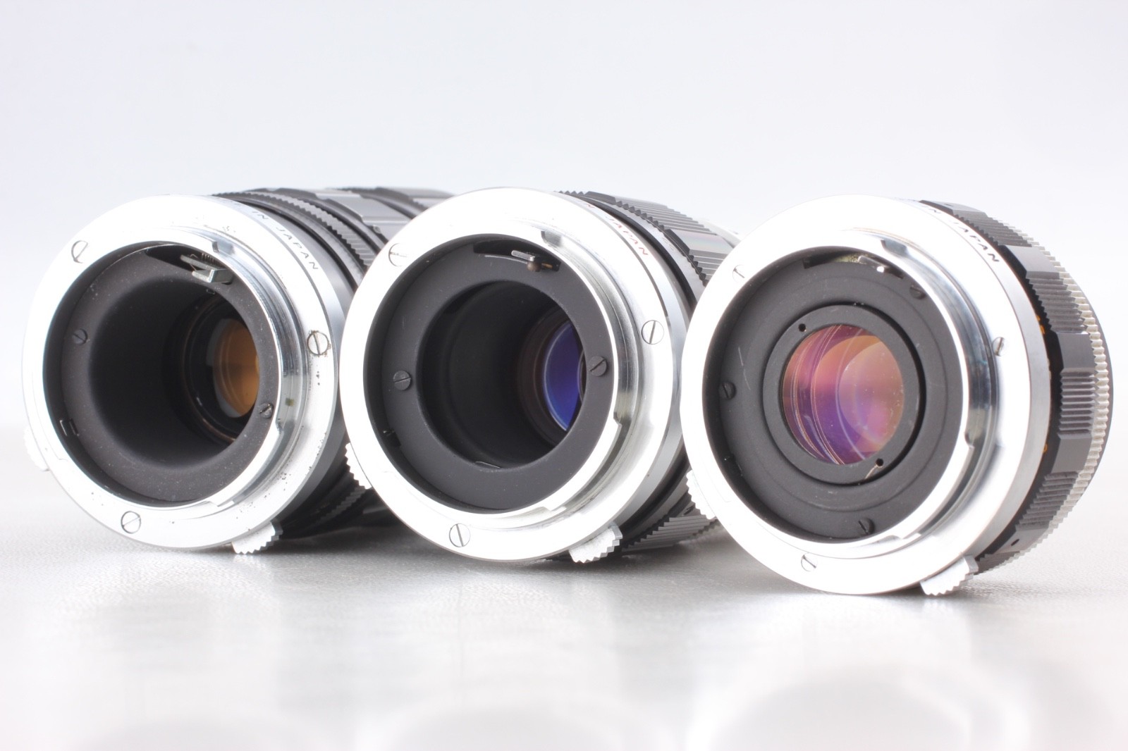 Meter Works【 Exc+5 3Lens 】 Olympus Pen FT 38mm 100mm 50~90mm w/Case From JAPAN
