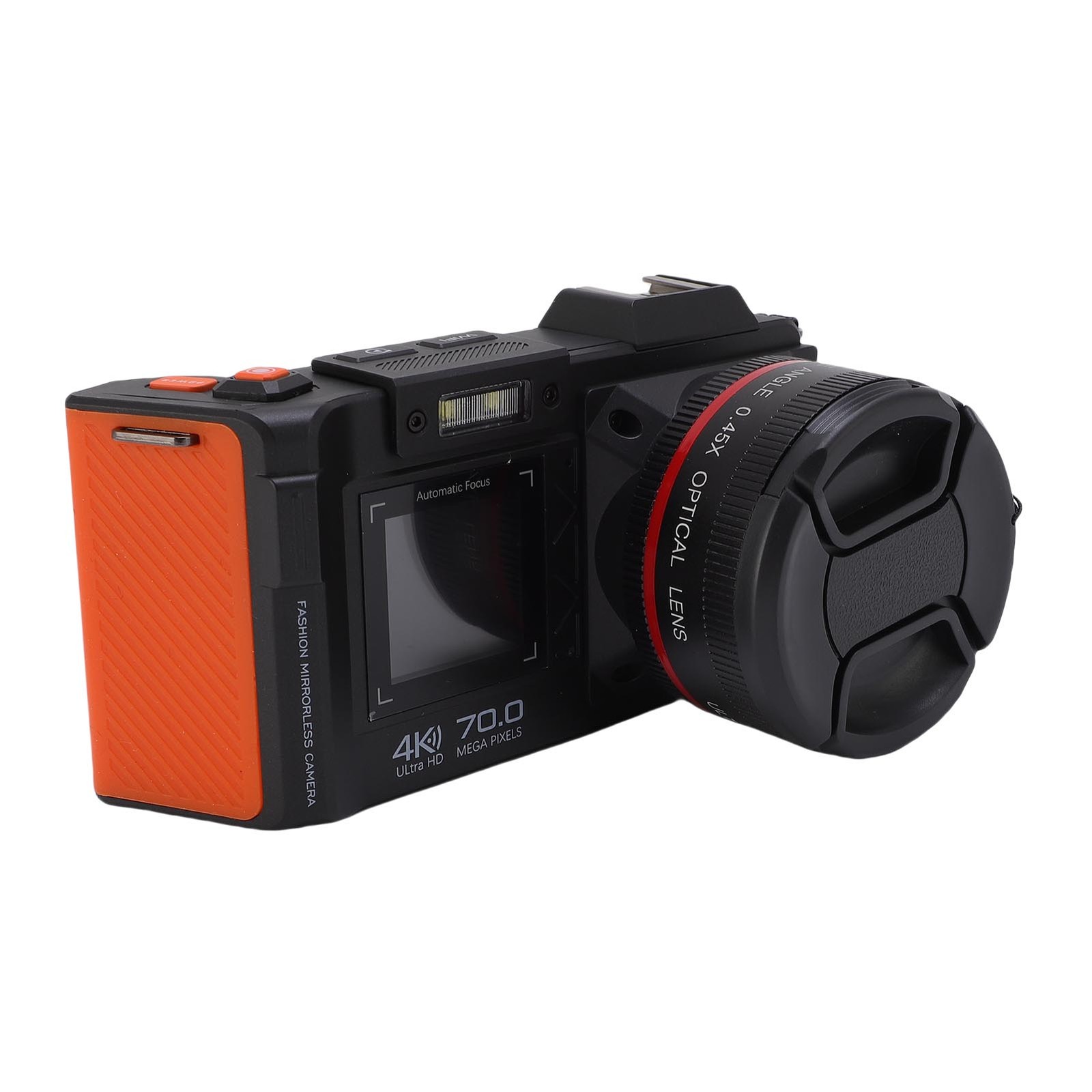 Digital Camera 4K 70MP 50X Zoom Auto Focus Wide Angle F1.8 DSLR Camera With OXZD