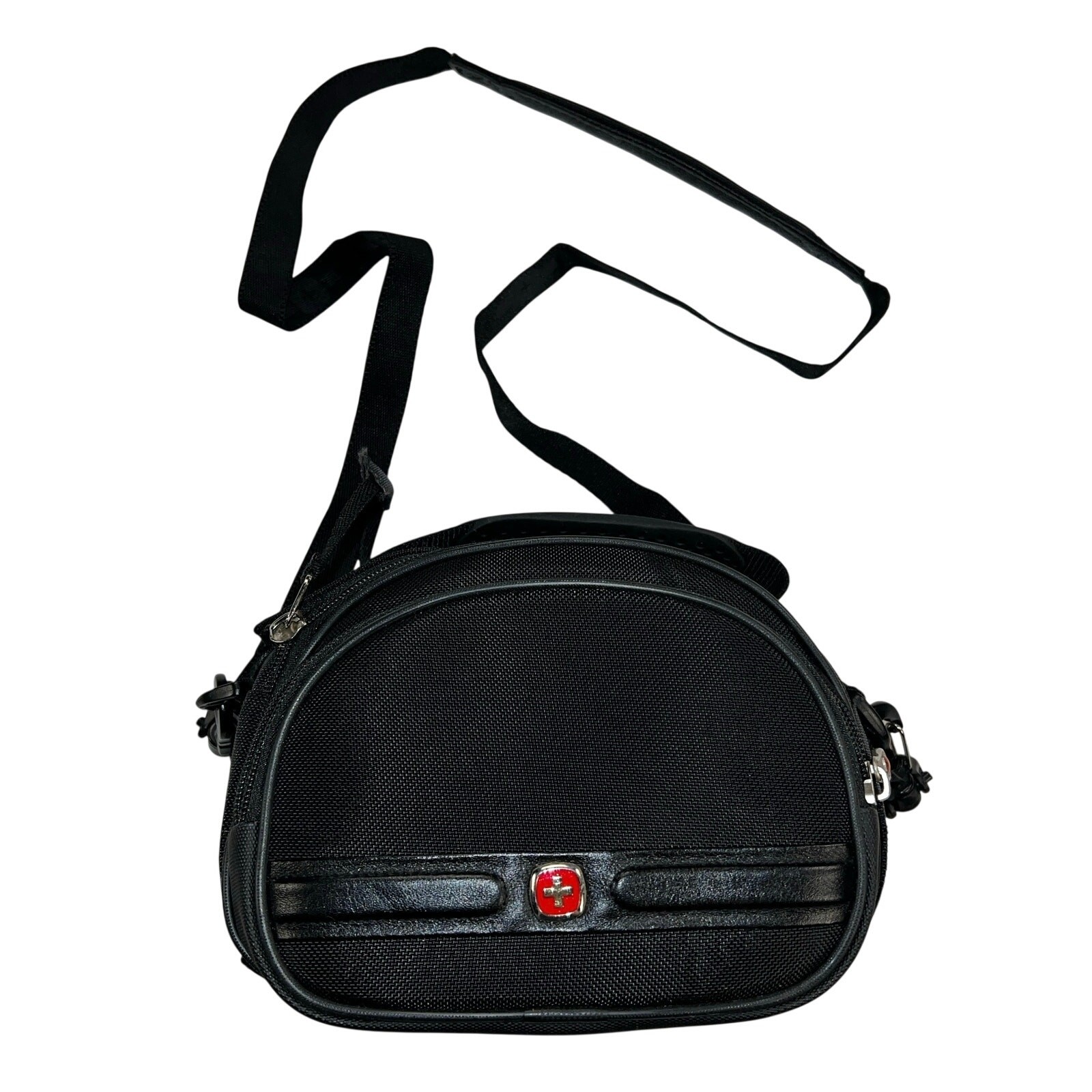 Wenger Swiss Army The Trend Black Nylon Dual Zip Top Camera Bag WA-7888-02