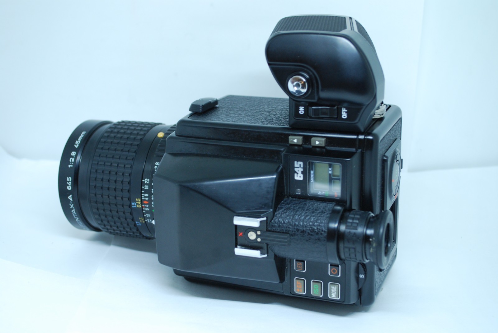 “Excellent++”Pentax 645 Medium Format SLR Film Camera with 45 mm lens Kit #6148