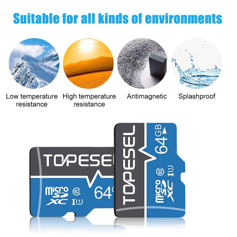 LOT 64GB Micro SD Card SDXC Class 10 UHS-I Memory Card TF Card