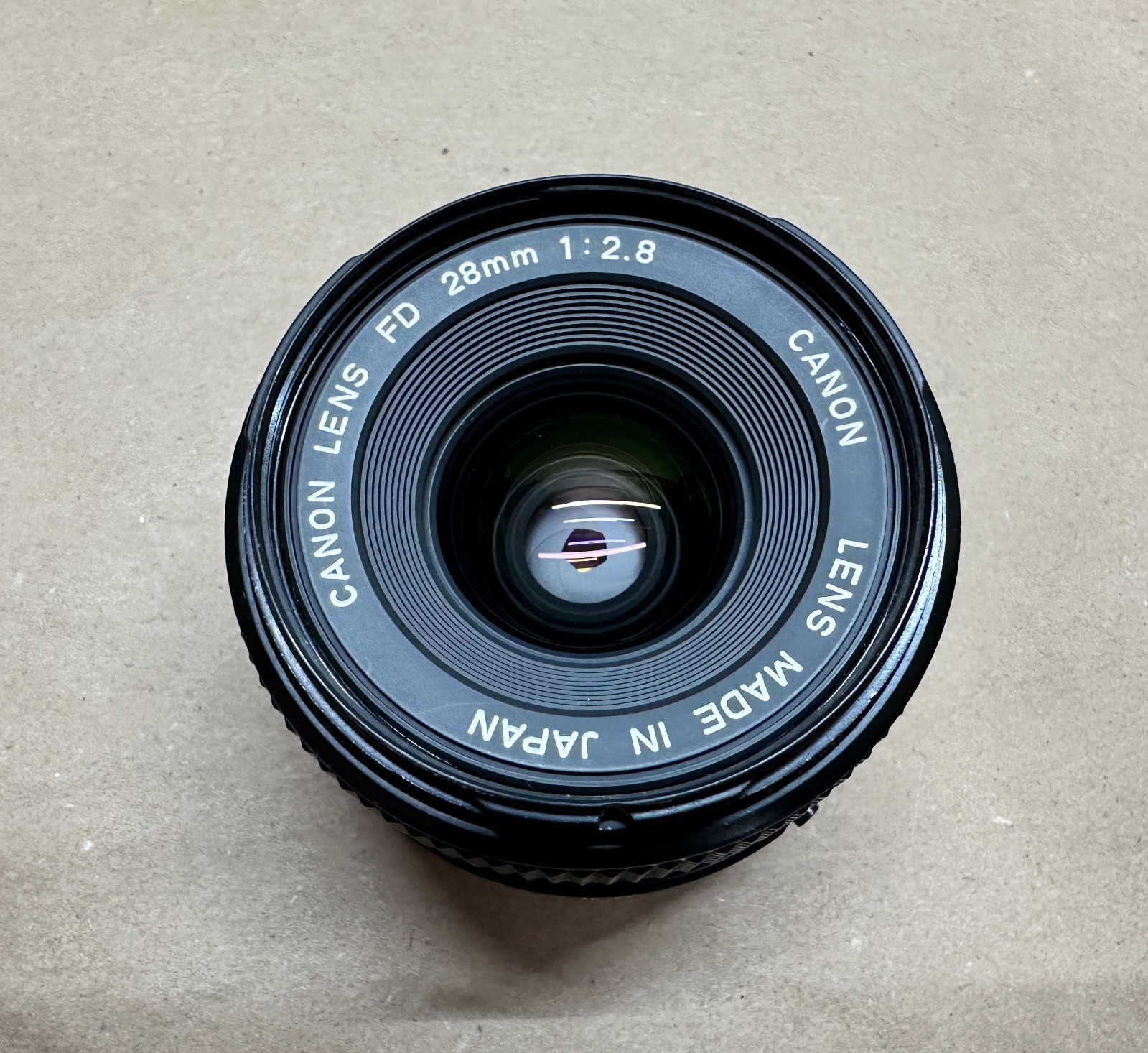 Canon FD 28mm f/3.5 Wide Angle Lens Made in Japan
