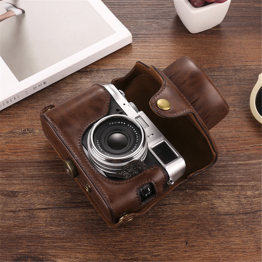Camera PU Carrying Case Storage Bag For Fujifilm X100V X100F X100T X100S X100′