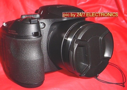 SNAP-ON FRONT LENS CAP DIRECTLY to CAMERA SAMSUNG WB1100 F WB1100F +HOLDER