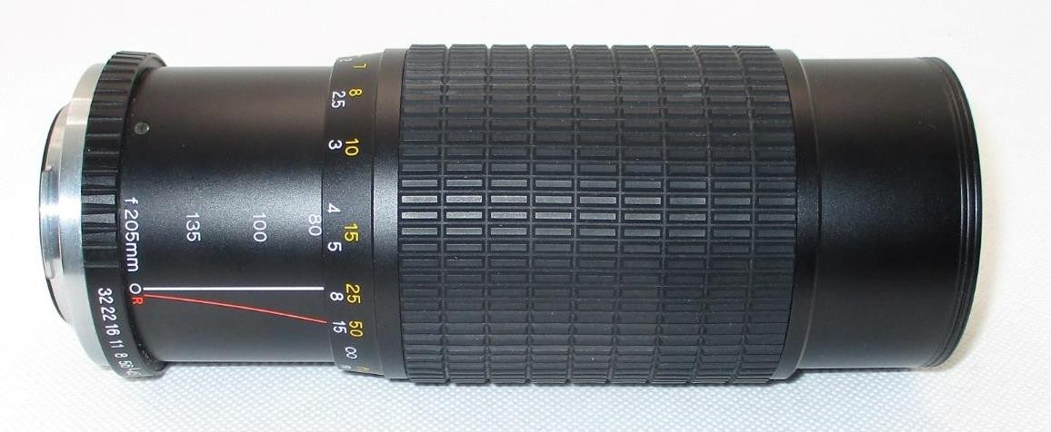 OSAWA Mark II; 52mm Skylight (1A) 1:4.5 80-205 LENS With End Caps; Made in Japan