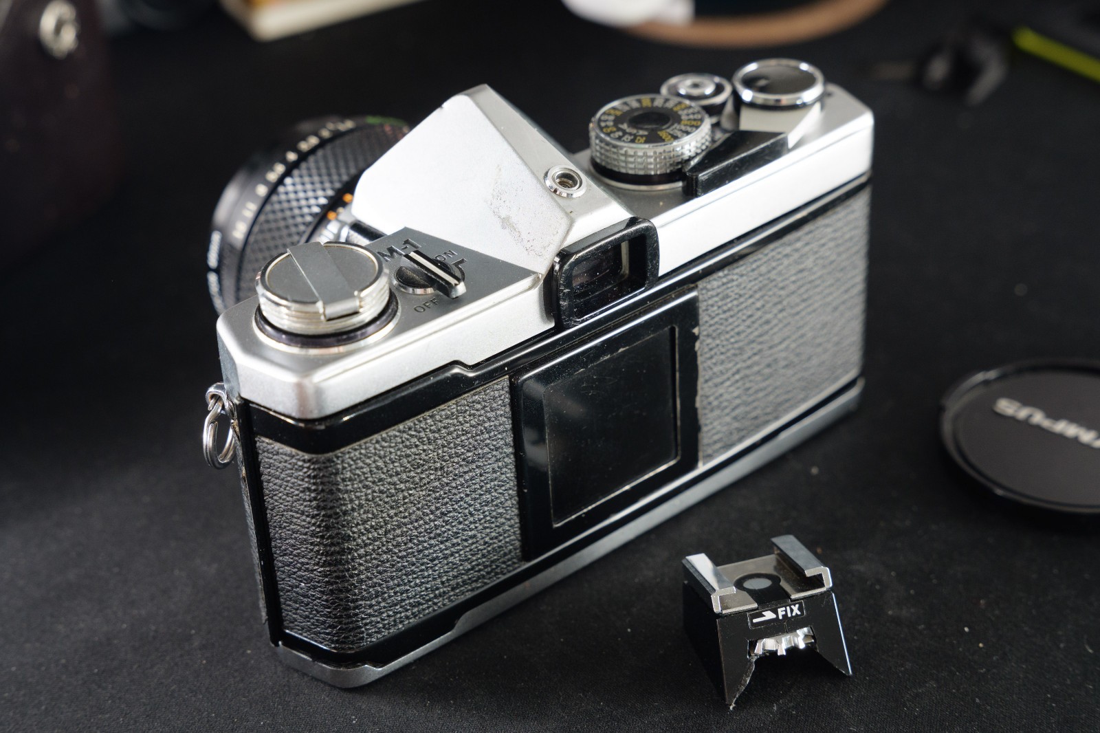 Olympus OM-1 35mm SLR Film Camera w/ 50mm f1.4 silver nose – Film Tested