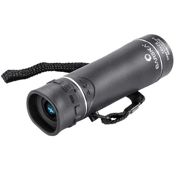 Barska AA10196 Optics Zoom 10x 25mm Trend Monocular Blue Lens with Case Bag
