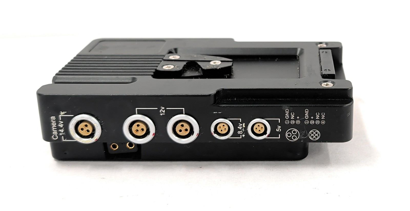 Movcam Anton Bauer Gold Mount Power Distribution Box Converter 5V USB 8.4V