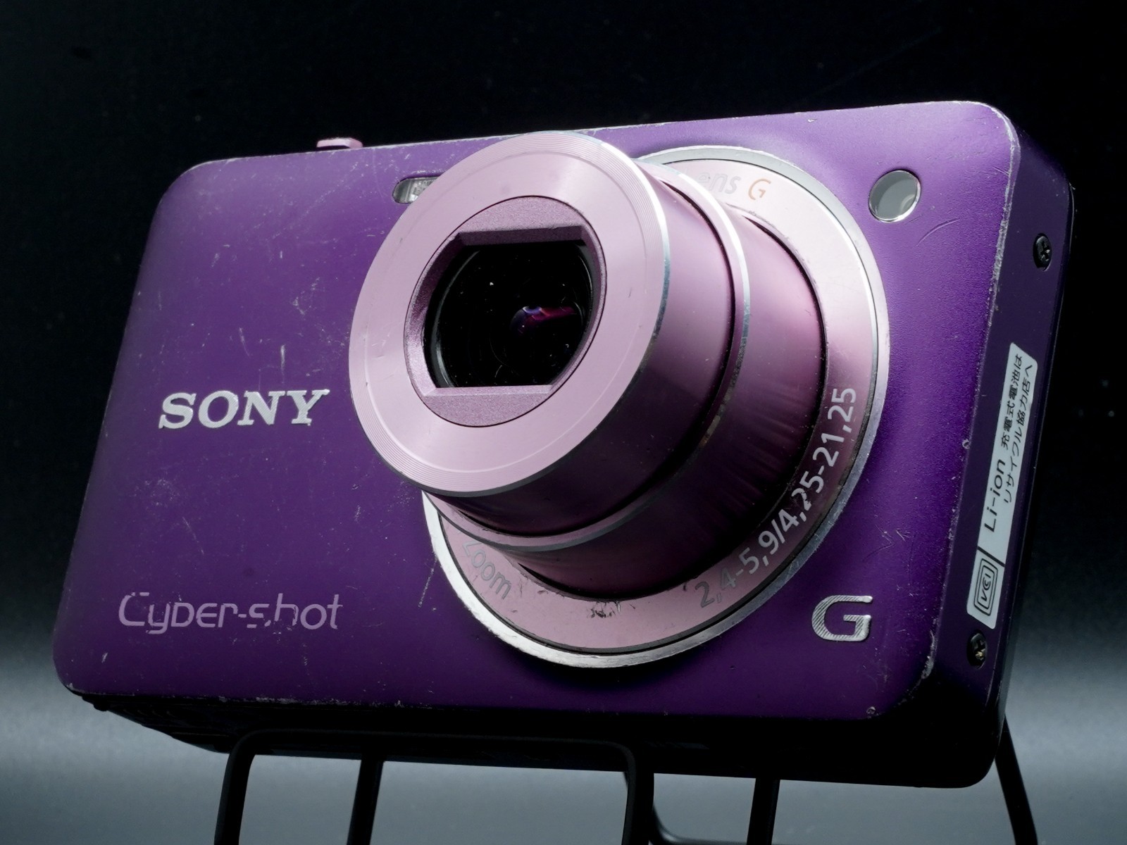 [EXCELLENT] Sony Cyber-shot DSC-WX5 Purple 12.2MP Digital Camera Tested Working