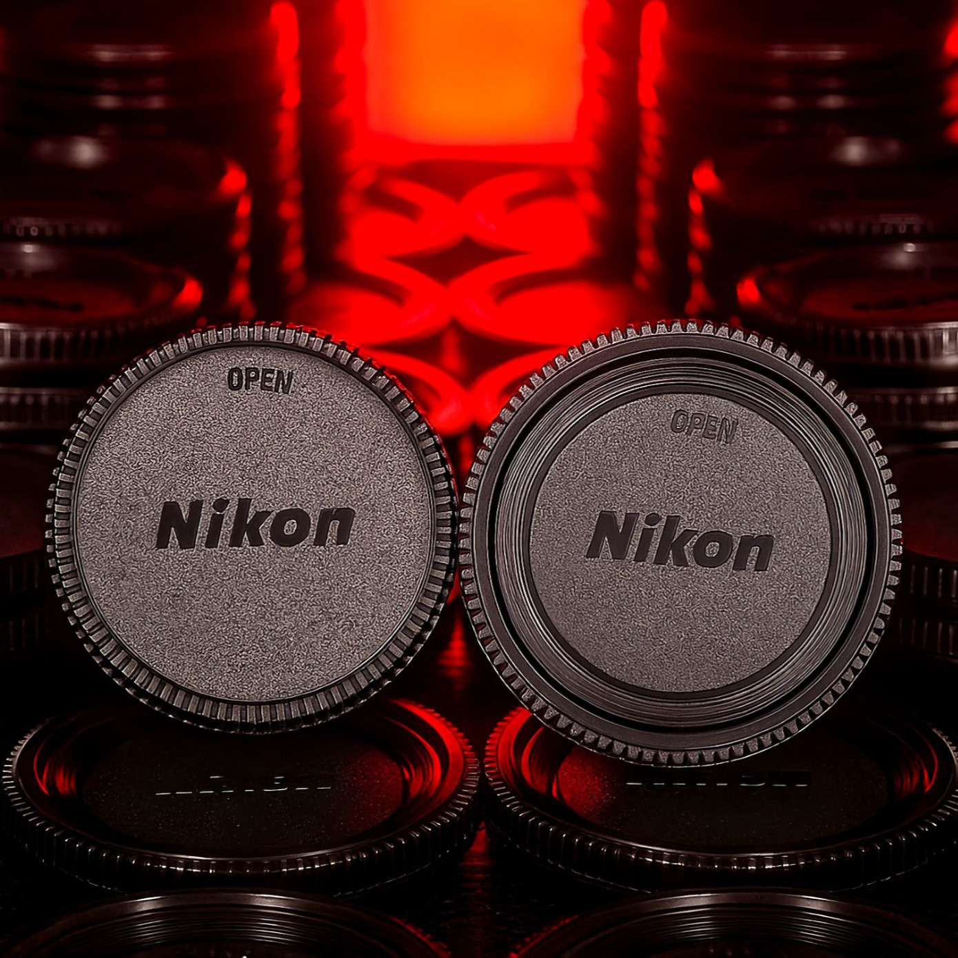 Nikon F Mount Rear Lens Cap + Body Cap Set for AF AF-S AI AIS Nikkor SLR DSLR