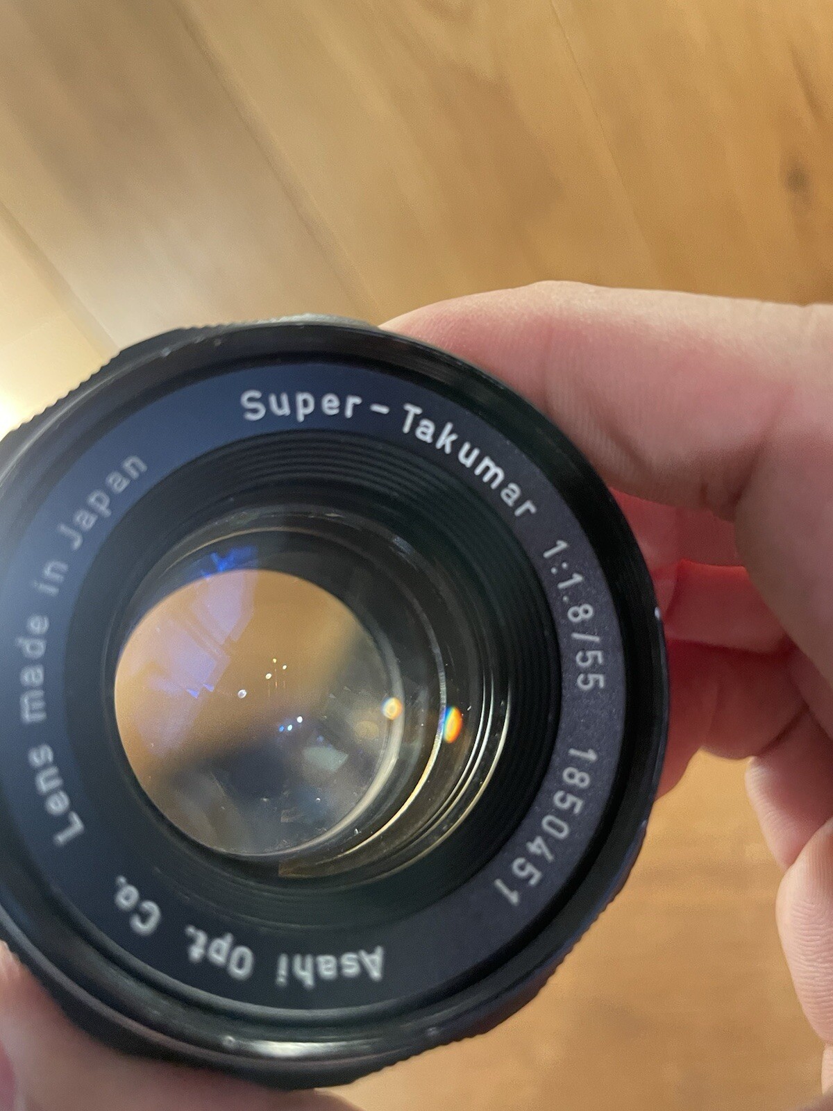 *Near Mint* Pentax Spotmatic SP Black Film Camera Super Takumar 55mm F/1.8 Lens