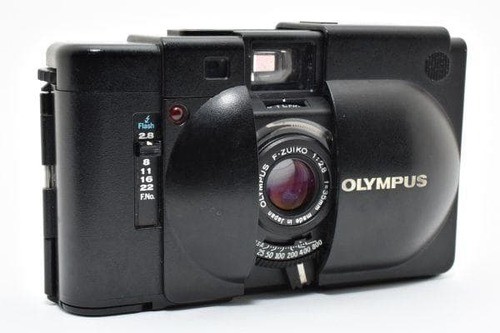 Olympus XA 35mm f2.8 Compact Film Camera Power-On Confirmed Shutter Issue As-Is