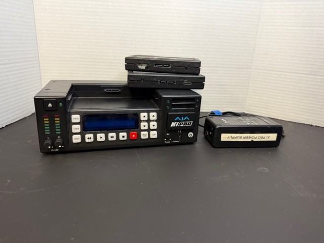 AJA Ki Pro Mini HD Recorder & Player W/ AC Power Adaptor & Hard Drives